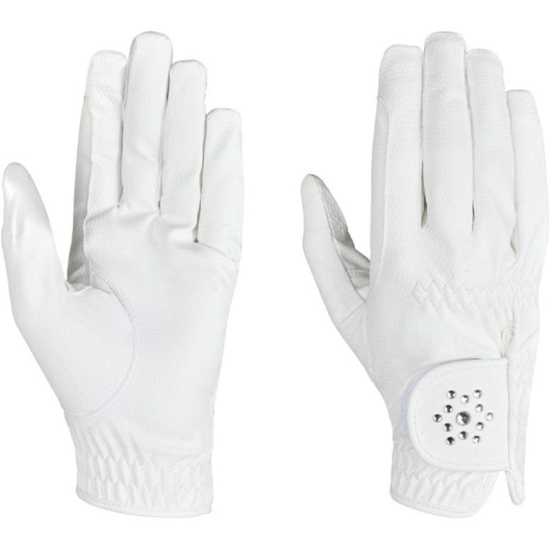 2025 Dublin Everyday Bling Riding Gloves 1022306 - White